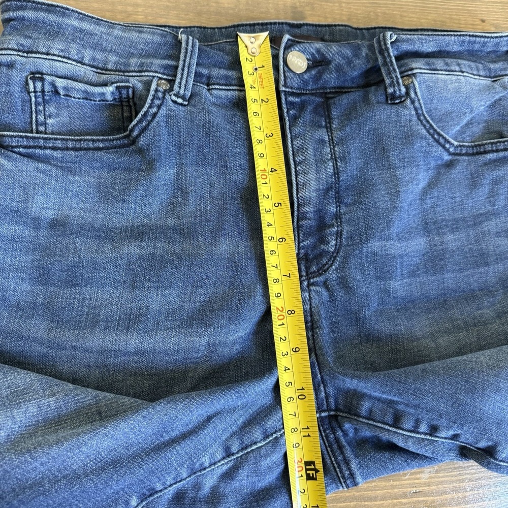 NYDJ Womens 12 Blue Medium Wash Ella Denim Jean Shorts Summer - Picture 7 of 8